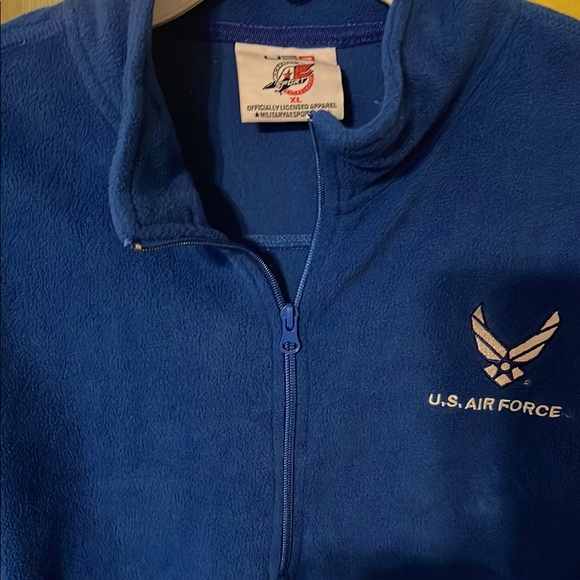 U.S. Air Force Blue Quarter-Zip Sweatshirt - Picture 3 of 4
